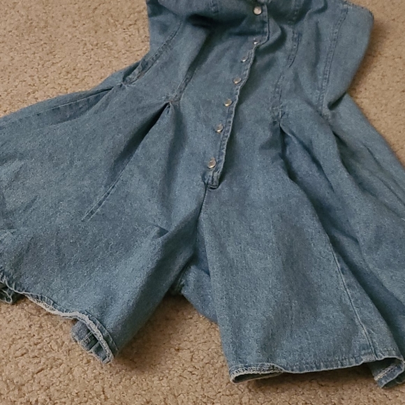 Venus Attitudes Vintage Jean Romper - Picture 9 of 9